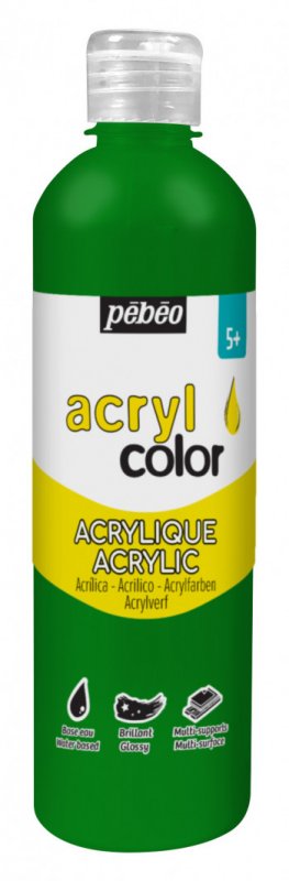 Pebeo Acrylcolor Pintura acrílica fluida 500 ml - Verde oscuro