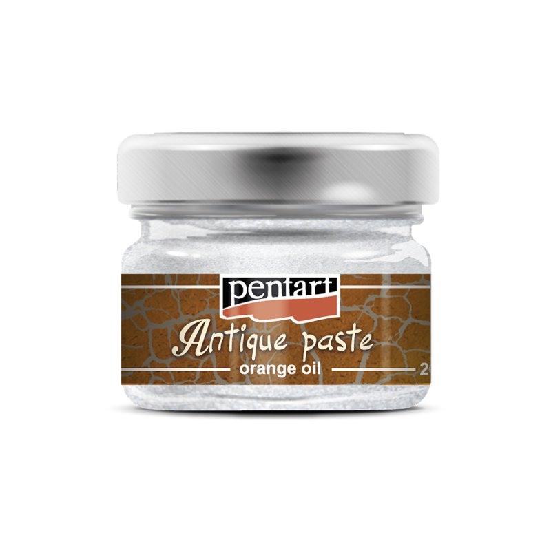 Pentart Antiek Pasta de cera 20 ml - Blanco