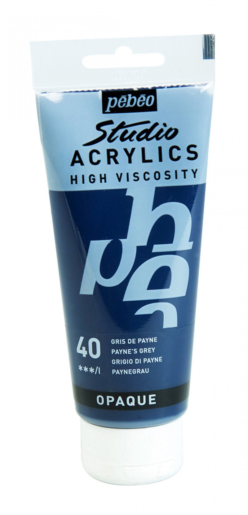 Pebeo Studio Pintura acrílica 100 ml - 40 - Gris de Payne