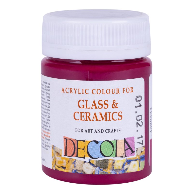 Decola Glass & Ceramics Pintura acrílica 50 ml - Rose Deep
