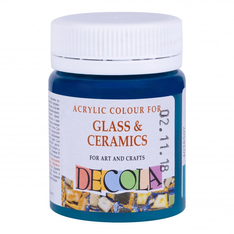 Decola Glass & Ceramics Pintura acrílica 50 ml - Turquoise Blue