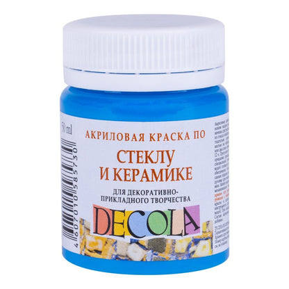 Decola Glass & Ceramics Pintura acrílica 50 ml - Celestial Blue