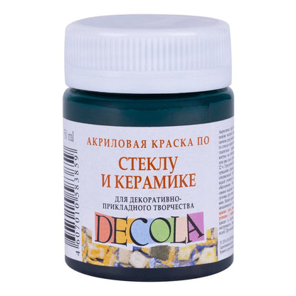 Decola Glass & Ceramics Pintura acrílica 50 ml - Emerald Green