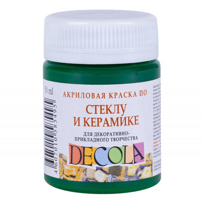 Decola Glass & Ceramics Pintura acrílica 50 ml - Green Medium