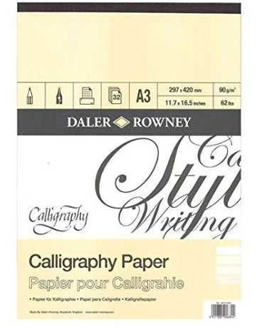 Daler-Rowney Calligraphy Pad 90 gsm - 32 Sheets