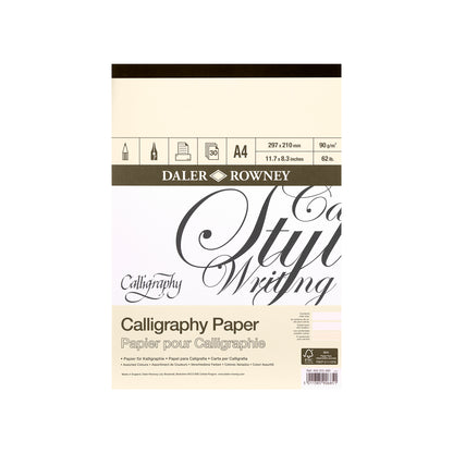 Daler-Rowney Calligraphy Pad 90 gsm - 32 Sheets - A4