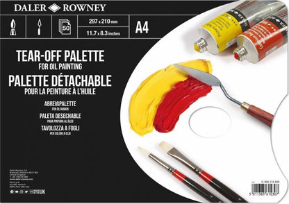 Daler-Rowney Scheurpalet - Óleo A4 - 50 hojas