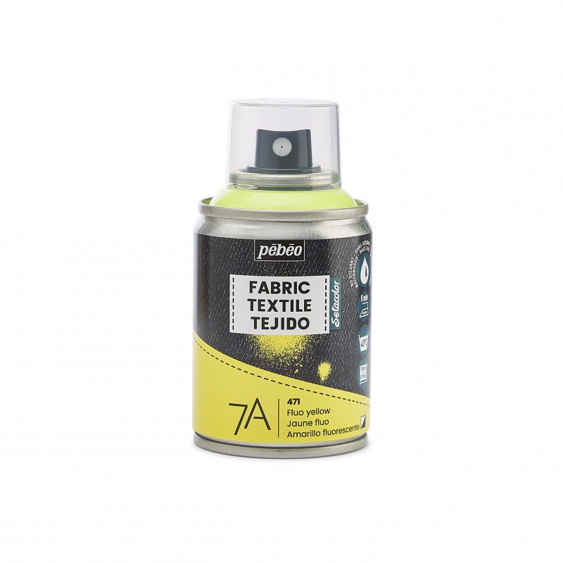 Pebeo 7A Textielspray 100 ml - Fluorescente Amarillo