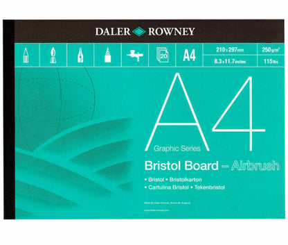 Daler-Rowney Bristol Board Pad - A4 - 20 hojas