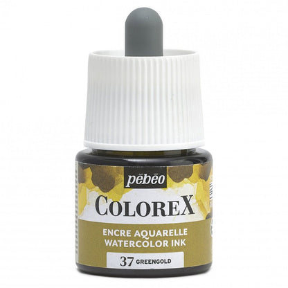 Pebeo Colorex Tinta acuarelable 45 ml - 37 - Oro verde