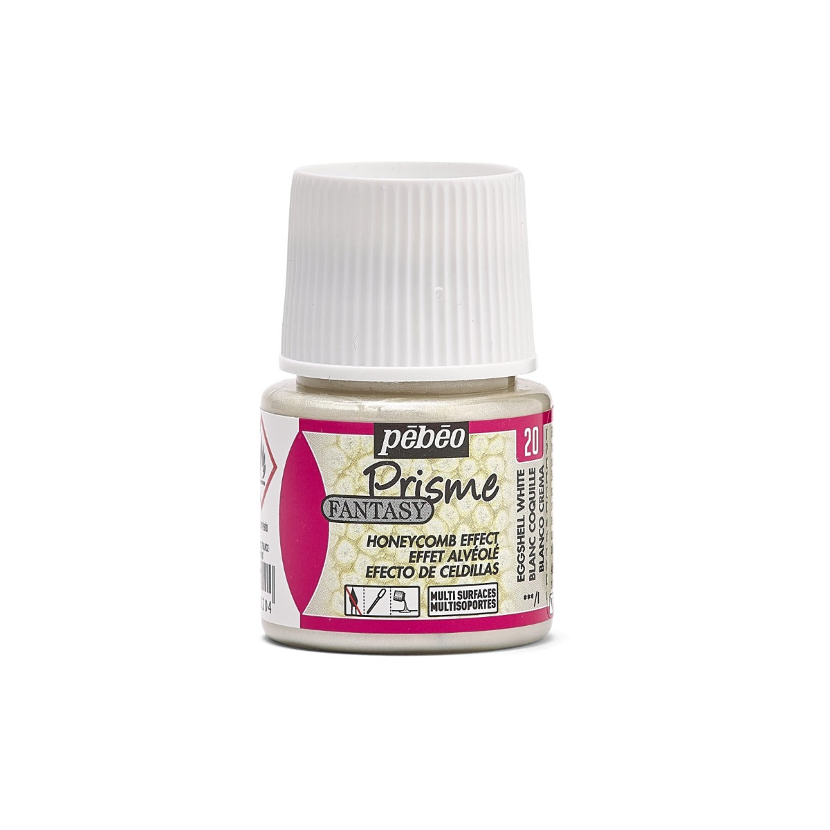 Pebeo Fantasy Prisme Pintura de efectos 45 ml - Blanco cáscara de huevo