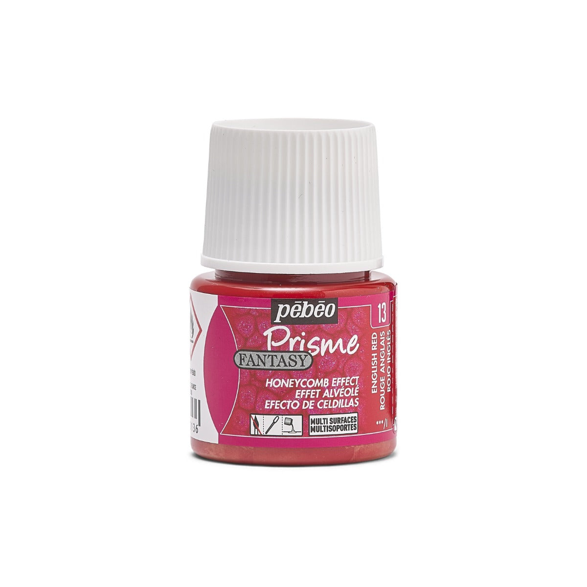 Pebeo Fantasy Prisme Pintura de efectos 45 ml - Rojo inglés