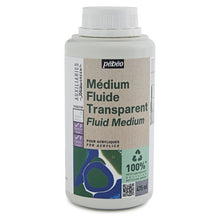 Transparente Médium fluido Pebeo Studio Green 475 ml.