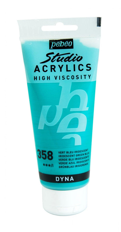 Pebeo Studio Pintura acrílica 100 ml - 358 - Azul Iridiscente