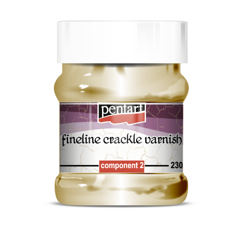 Pentart Fineline 2 componentes Craquelé Barniz