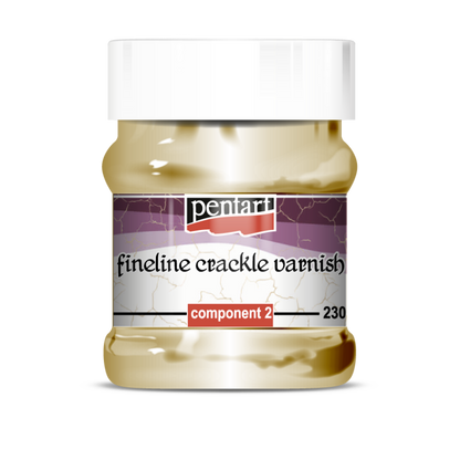 Pentart Fineline 2 componentes Craquelé Barniz
