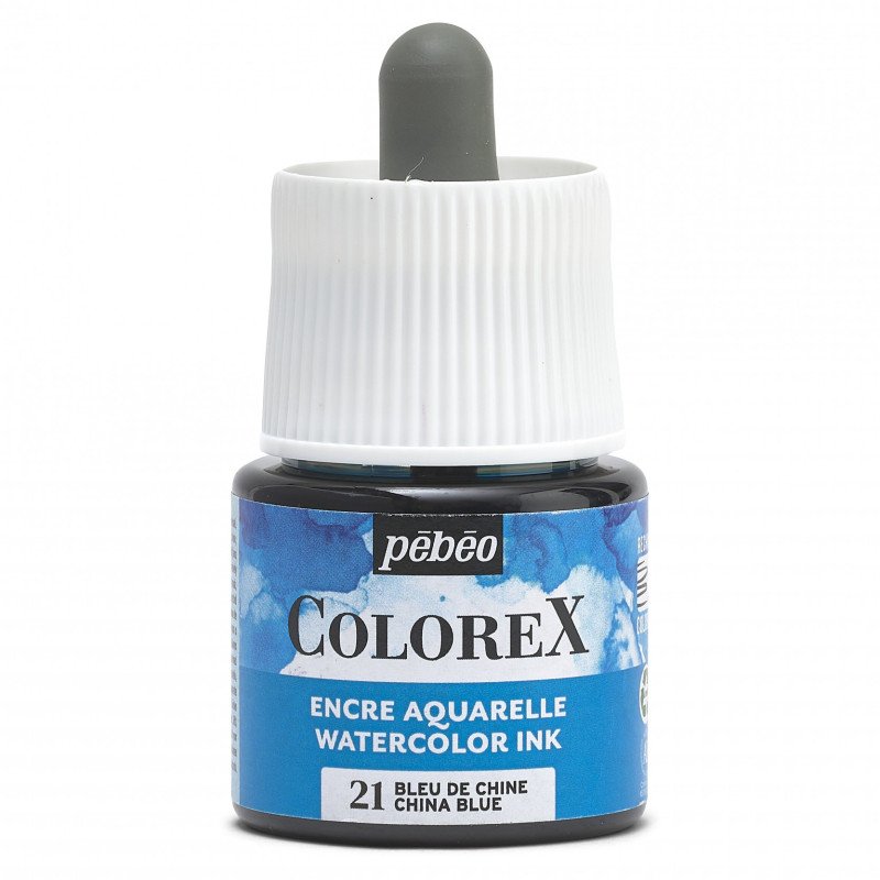 Pebeo Colorex Tinta acuarelable 45 ml - 21 - Azul chino