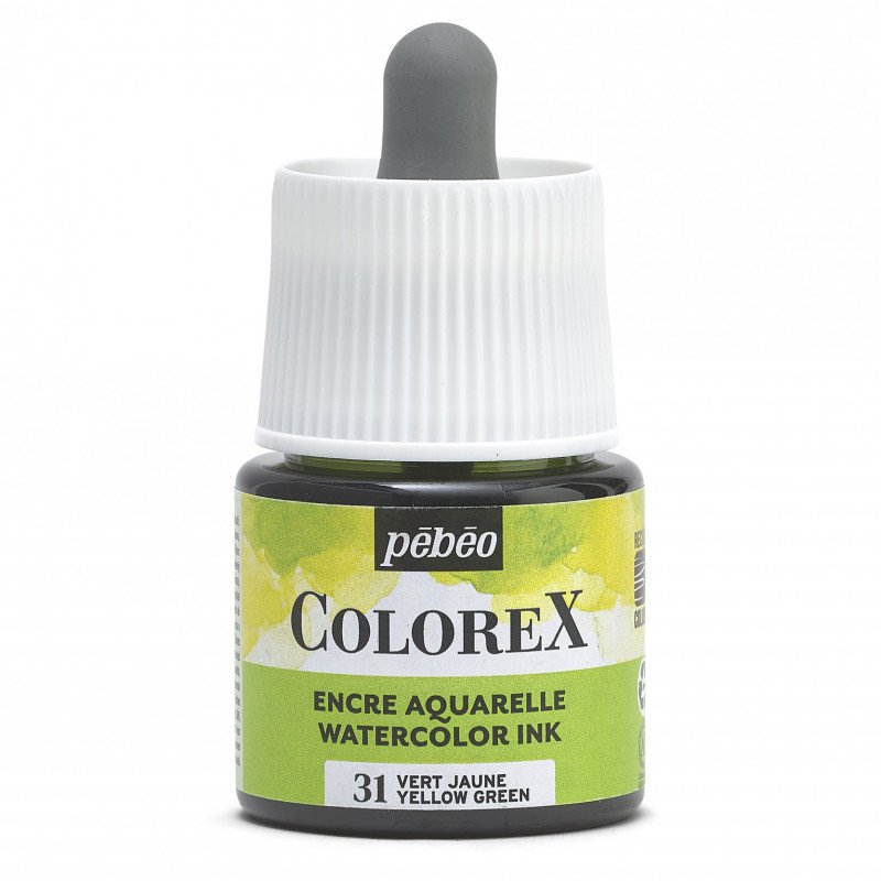 Pebeo Colorex Tinta acuarelable 45 ml - 31 - Verde amarillo