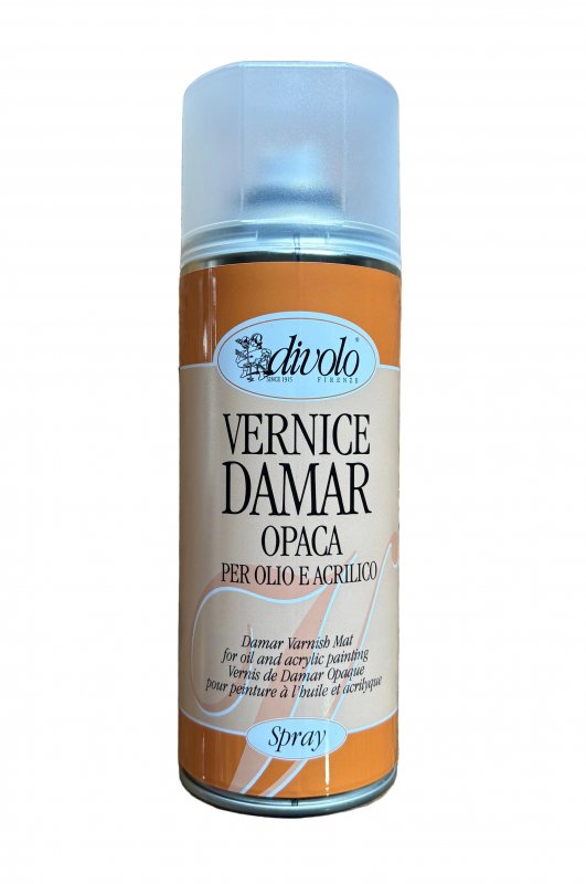 Divolo Dammar Barniz para cuadros Spray 400 ml - Mate