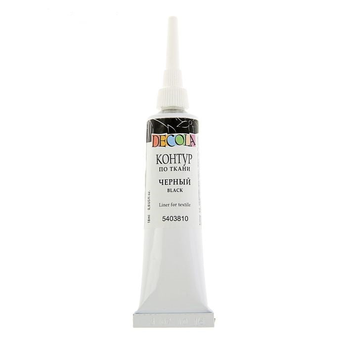 Decola Textile Liner 18 ml - Negro