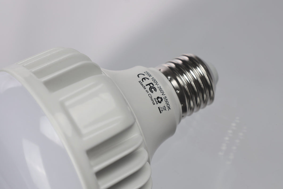 StudioKing LED Lámpara de luz diurna 25W E27 FLED-25 — 2