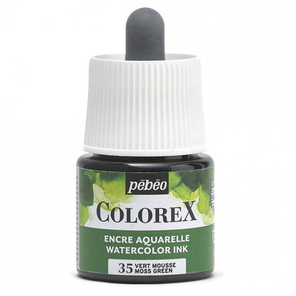 Pebeo Colorex Tinta acuarelable 45 ml - 35 - Mosgroen