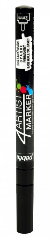Pebeo 4Artist Oil Marker 2 mm - Negro
