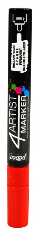 Pebeo 4Artist Oil Marker 4 mm - Rojo