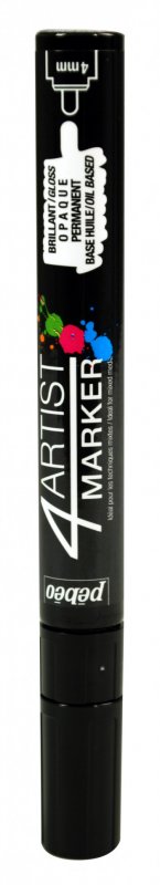 Pebeo 4Artist Oil Marker 4 mm - Negro