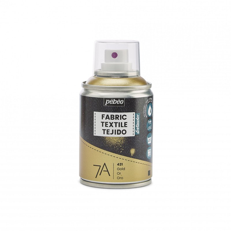 Pebeo 7A Textielspray 100 ml - Oro