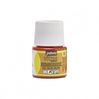 Pebeo Vitrea 160 Pintura para vidrio 45 ml Glanzend - 02 - Saffraangeel