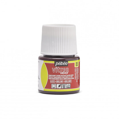 Pebeo Vitrea 160 Pintura para vidrio 45 ml Glanzend - 05 - Rojo indio