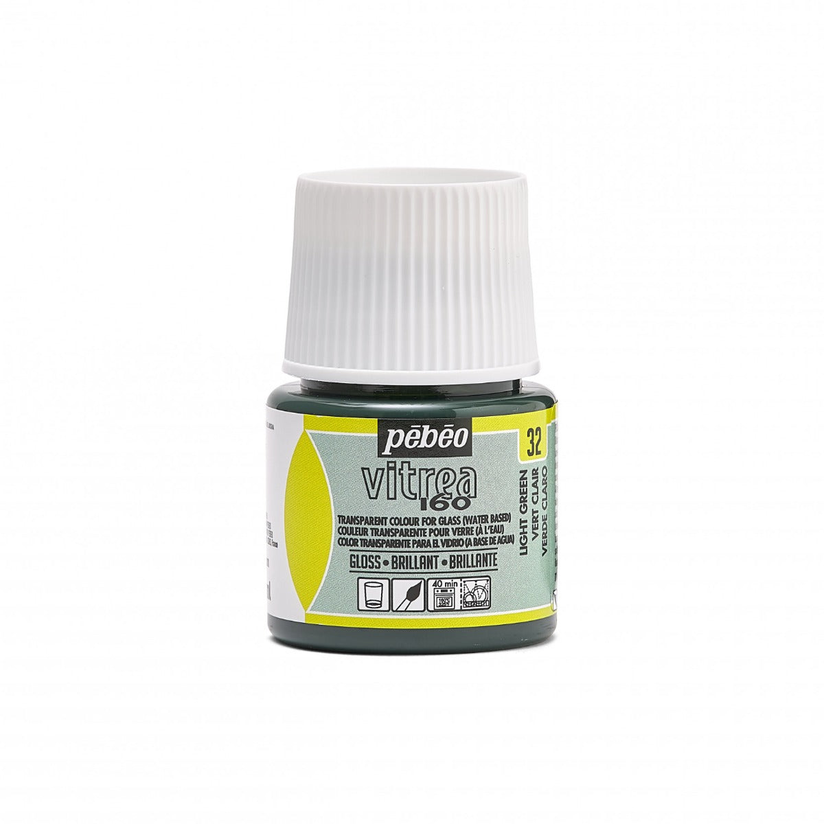 Pebeo Vitrea 160 Pintura para vidrio 45 ml Glanzend - 32 - Verde claro