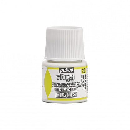 Pebeo Vitrea 160 Pintura para vidrio 45 ml Glanzend - 20 - Witte Sluier