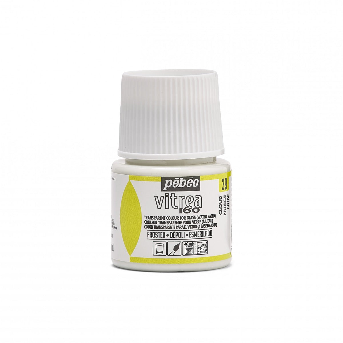 Pebeo Vitrea 160 Pintura para vidrio esmerilado 45 ml - 39 - Wolk Matglas