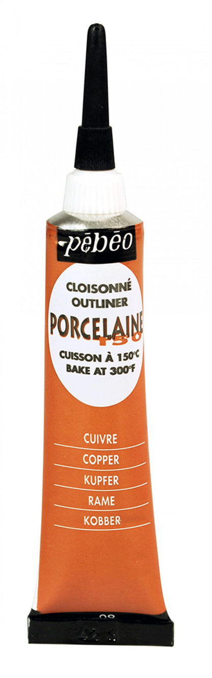 Pebeo Porcelaine 150 Outliner 20 ml - 09 - Cobre