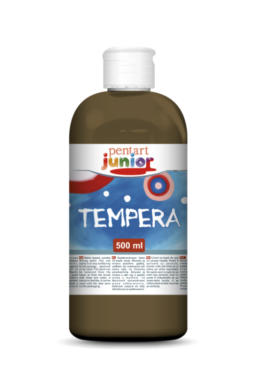 Pentart Pintura témpera 500 ml - Marrón