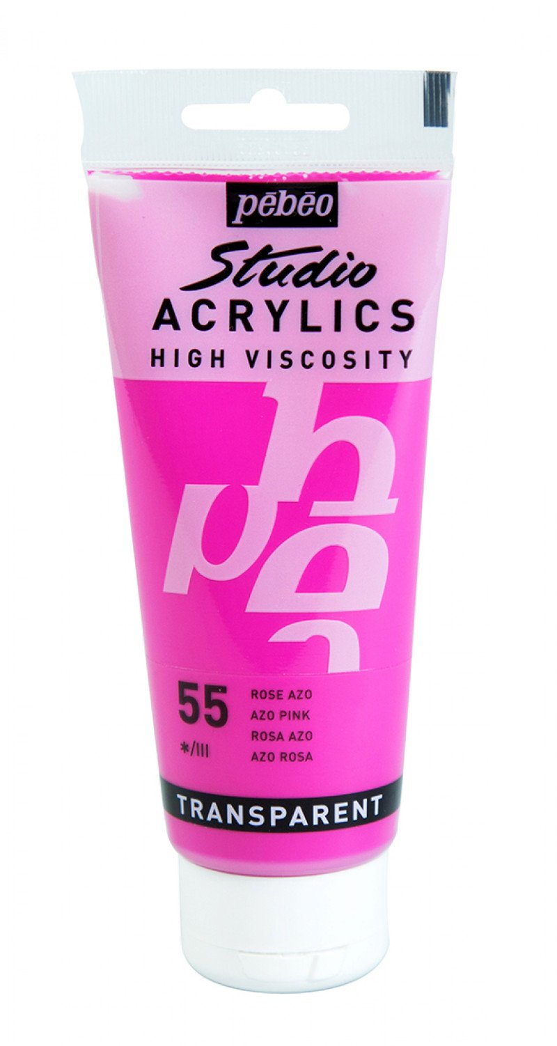Pebeo Studio Pintura acrílica 100 ml - 55 - Rosa azo