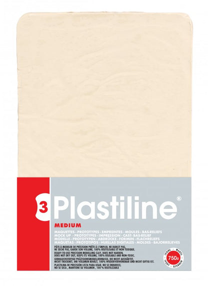 Plastiline Dureza 55 Medium Arcilla para modelar 750 g - Ivoor