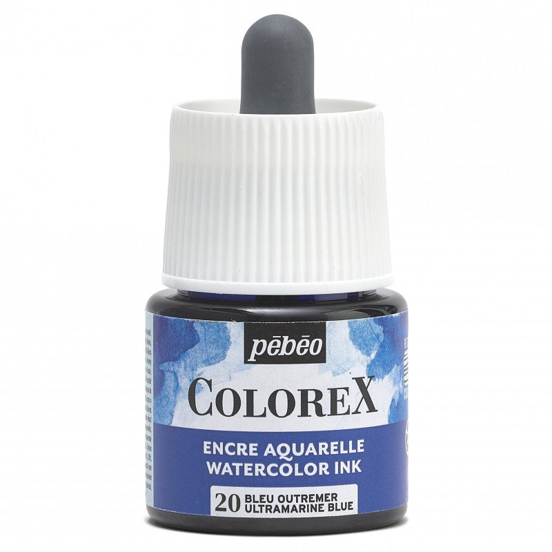 Pebeo Colorex Tinta acuarelable 45 ml - 20 - Azul ultramar