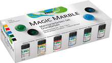 Kreul Magic Marble Pintura para marmoleado Sets - Basic standaardkleuren - 6 x 20 ml