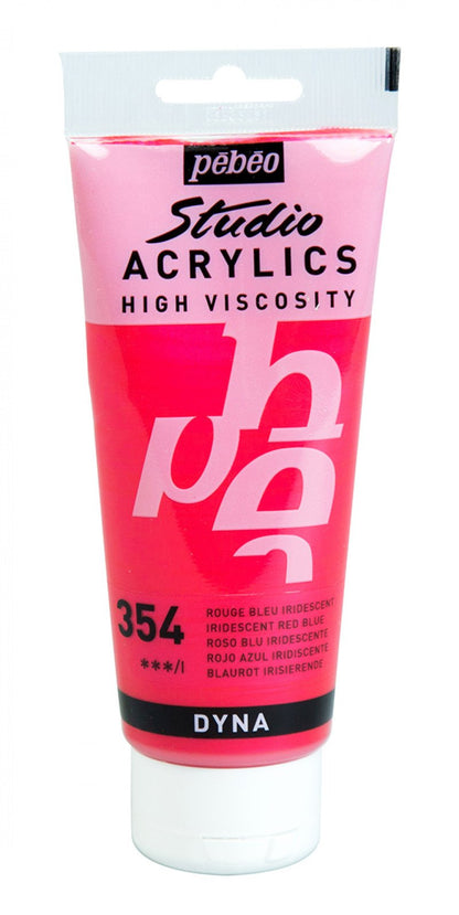 Pebeo Studio Pintura acrílica 100 ml - 354 - Rojo-Azul Iridiscente