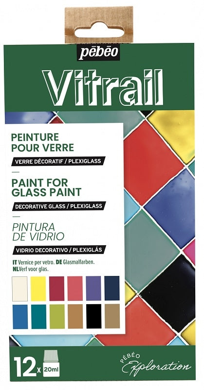 Pebeo Vitrail Pintura para vidrio Sets