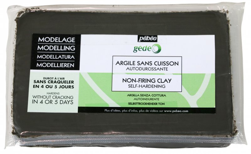Pebeo Gédéo Arcilla de modelado de secado al aire 1,5 kg - Betongrijs