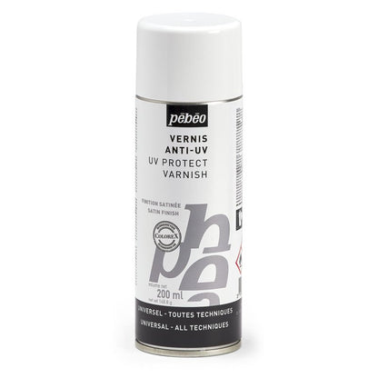 Pebeo Anti-ultraviolet Beschermingslak Spuitbus 200 ml.