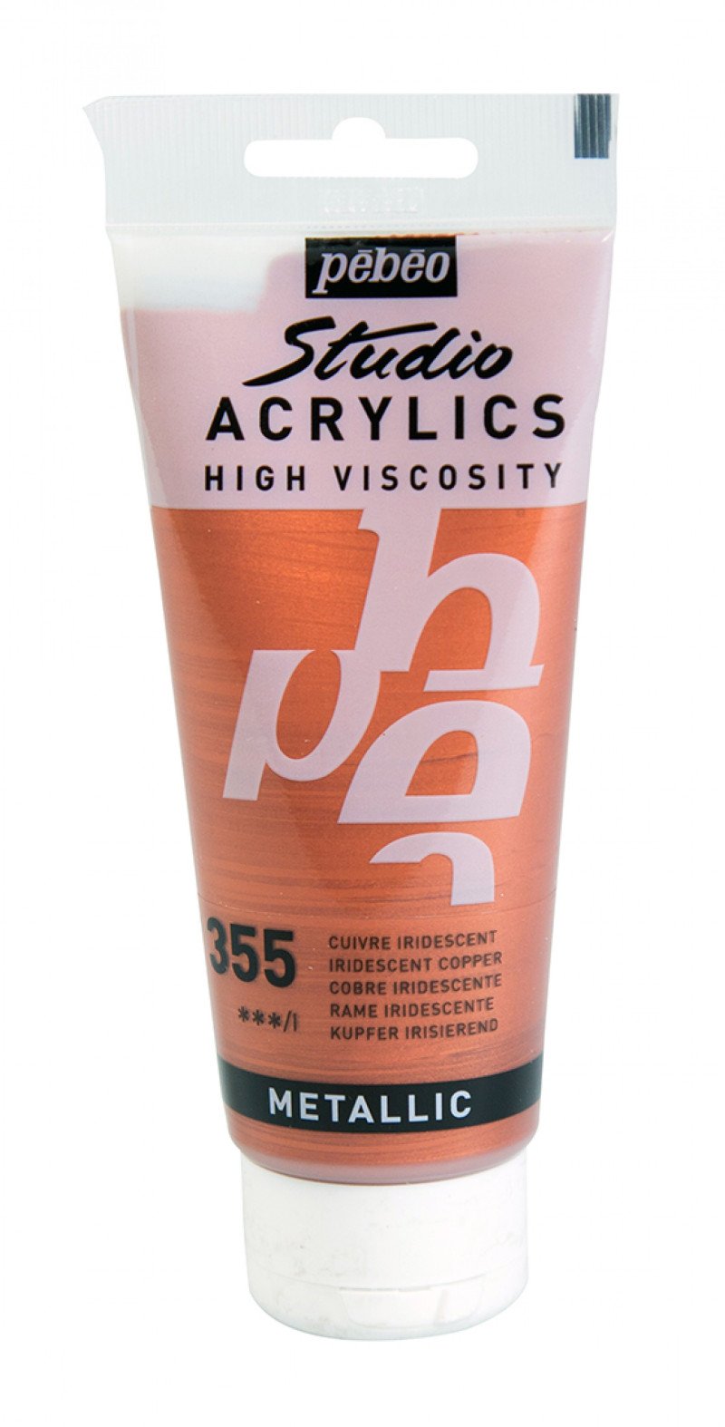 Pebeo Studio Pintura acrílica 100 ml - 355 - Iridescent Copper