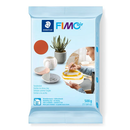FIMO Air Basic Arcilla de modelado de secado al aire - 500 g - Terracotta