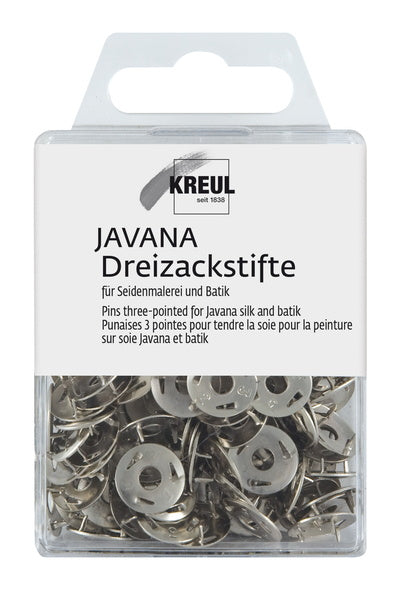 Kreul Javana Zijde Opspanaccessoires - Driepuntspunaises - 50 unidades