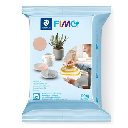 FIMO Air Basic Arcilla de modelado de secado al aire - 1 kg - Vleeskleur