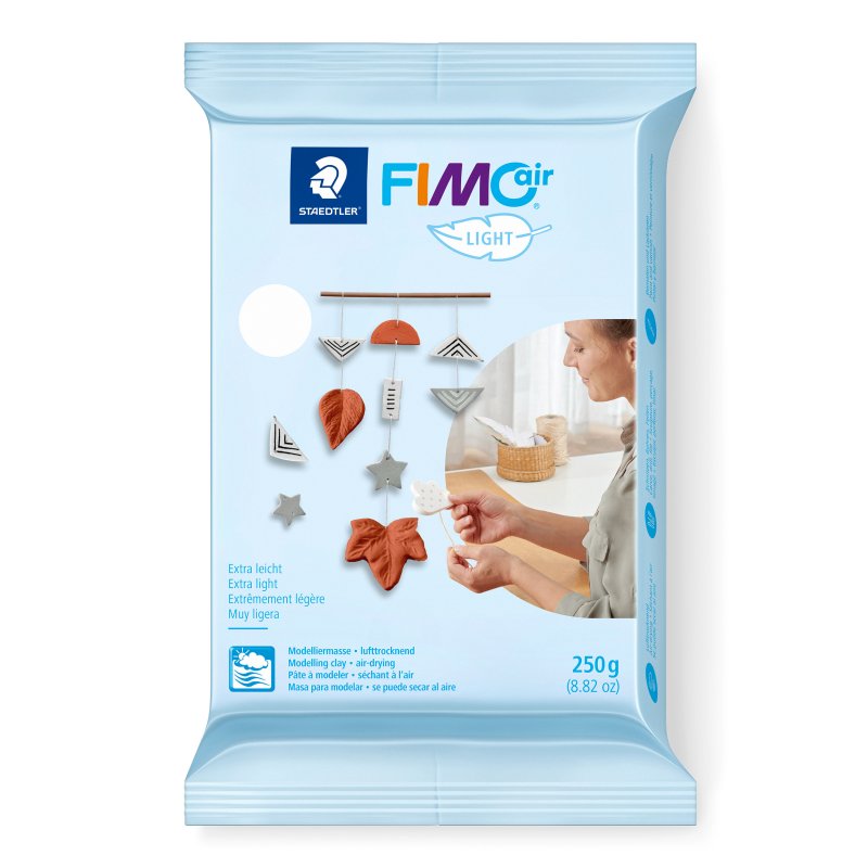 FIMO Air Light Arcilla de modelado de secado al aire - 250 g - Blanco
